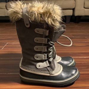 Sorel Joan of Arctic Winter Boots Faux-Fur Brown/Black